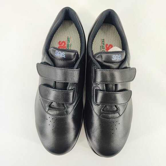SAS Men's VTO BLK Black Leather Slip-On Loafer Shoes Size 9.5 US - Picture 4 of 13